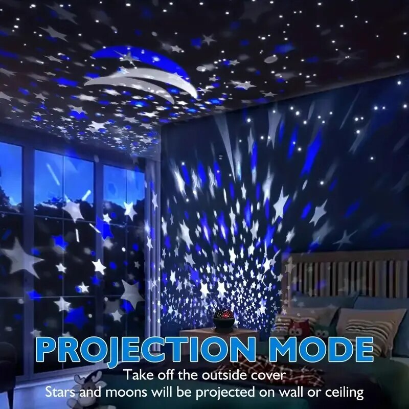 Night Lamp Projector Starry Sk - đánh giá và giá Baby Nursery Table Lamp