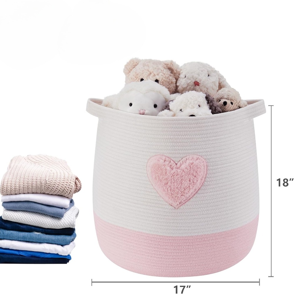 Pink Laundry Basket Hamper for - đánh giá và giá Baby Nursery Laundry Basket