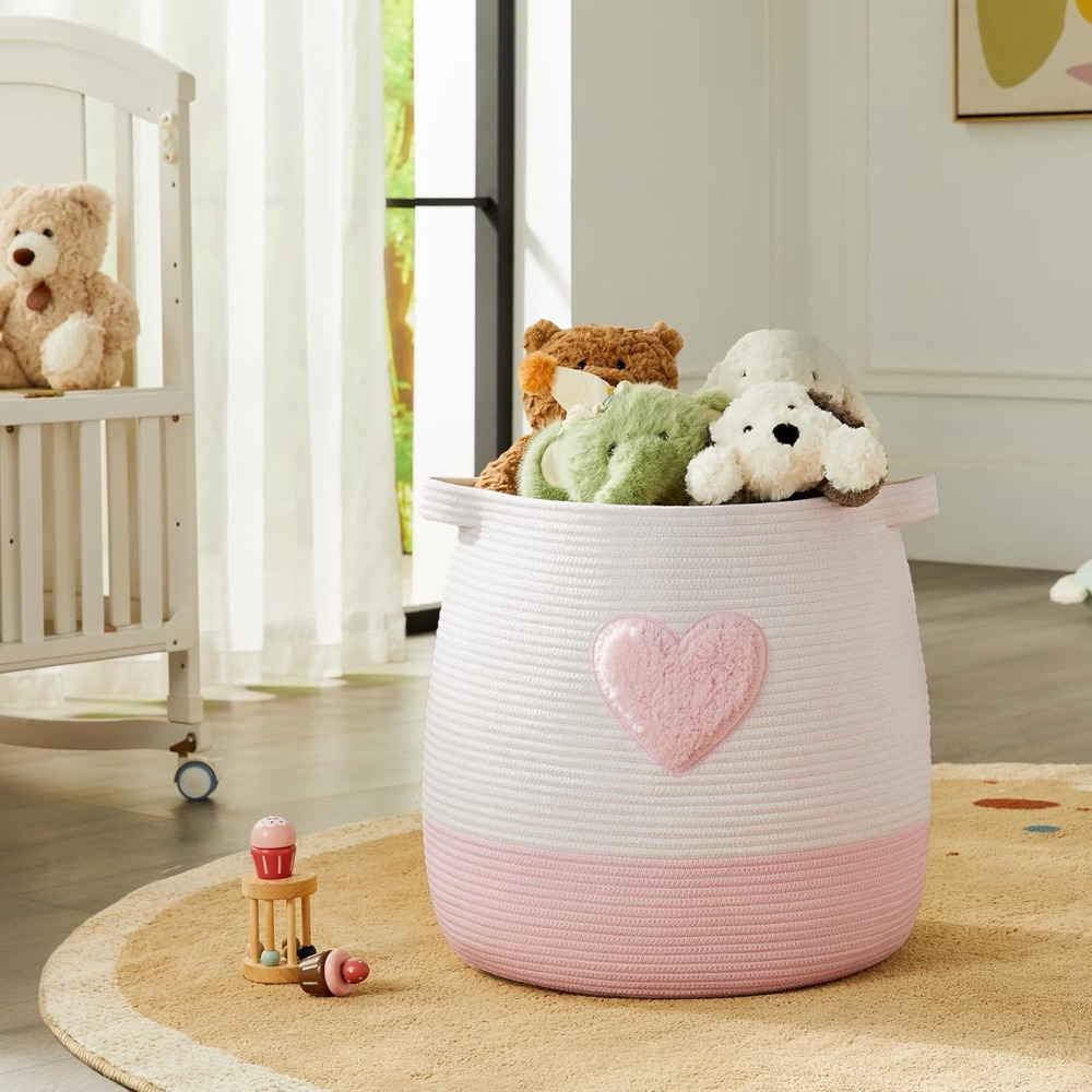Pink Laundry Basket Hamper for - đánh giá và giá Baby Nursery Laundry Basket