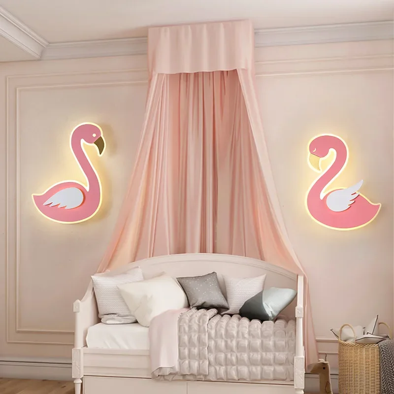 Flamingo LED Wall Lamp, Nordic - đánh giá và giá Baby Nursery Light Fixture