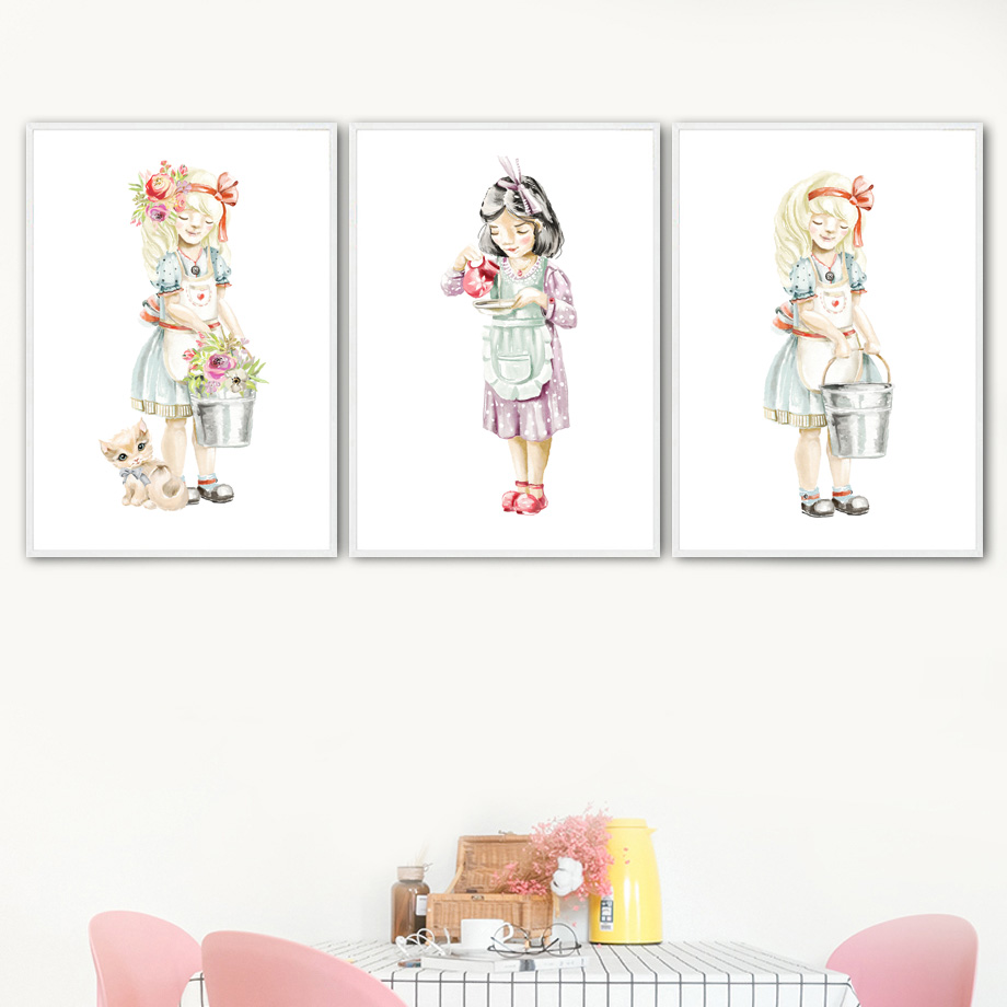 Cute Baby Girl Flower Cat Chic - đánh giá và giá Baby Nursery Mirror