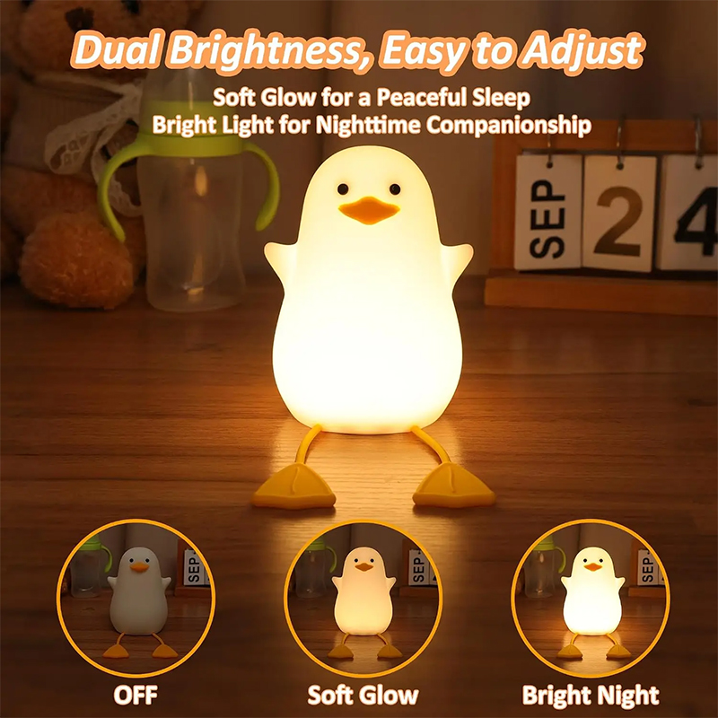 LED Animal Night Light Cute Du - đánh giá và giá Baby Nursery Table Lamp