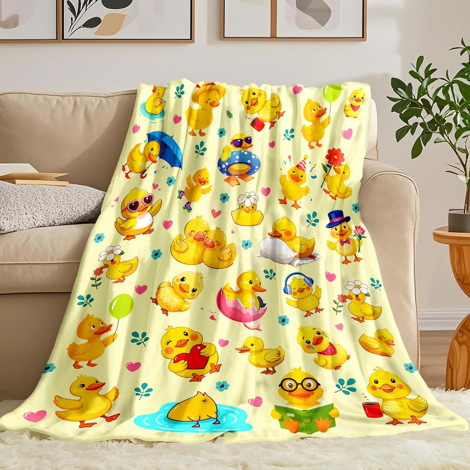 Yellow Chick Animal Print Blan - đánh giá và giá Baby Nursery Yellow