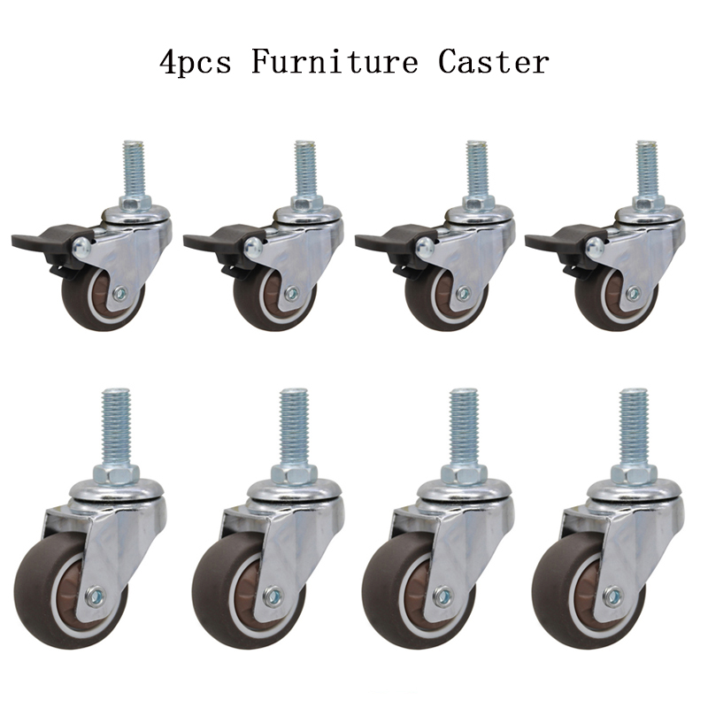 4pcs Furniture Casters Wheels  - đánh giá và giá Baby Nursery Trolley