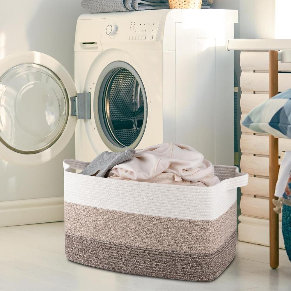 Extra Large 65L Woven Storage  - đánh giá và giá Baby Nursery Laundry Basket