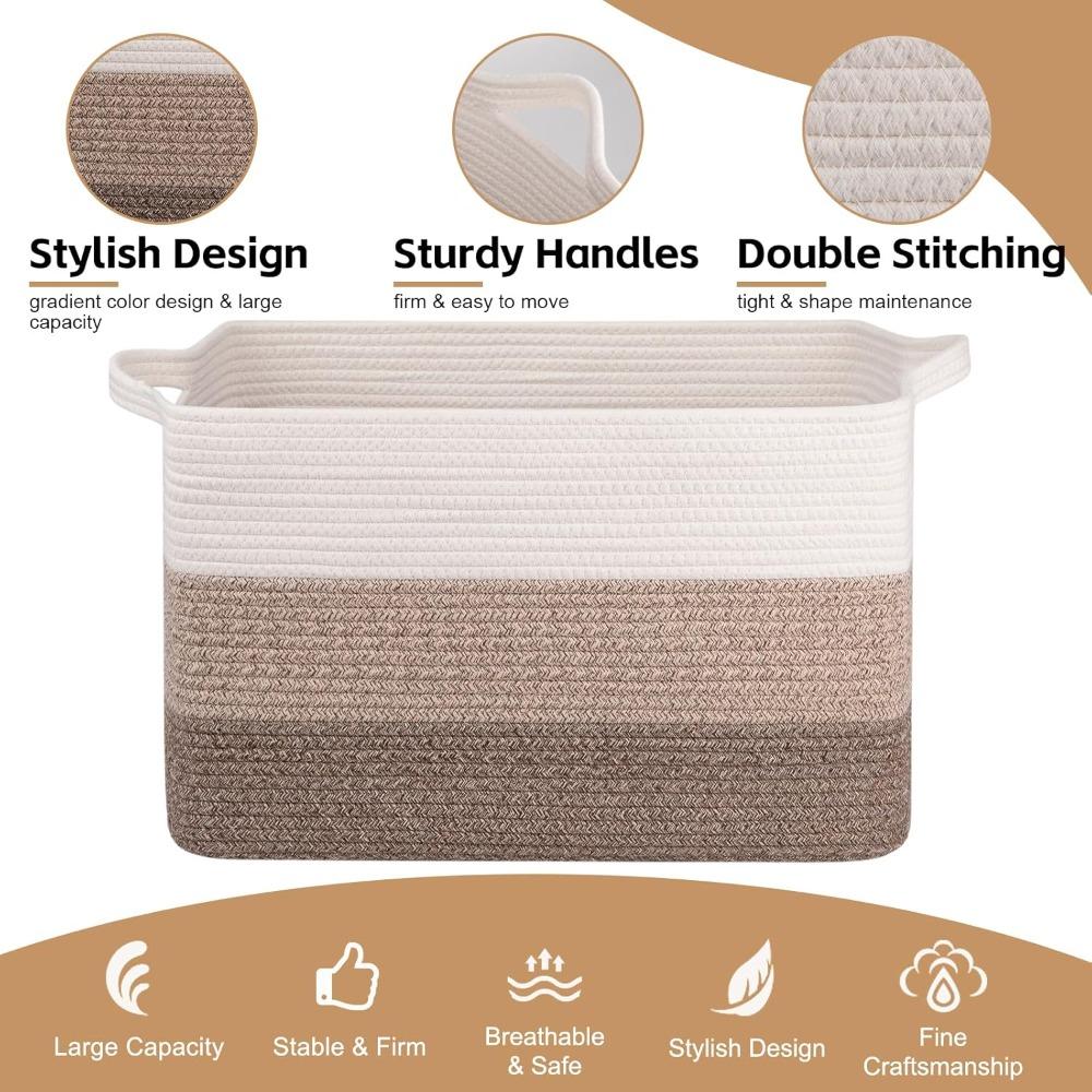 Extra Large 65L Woven Storage  - đánh giá và giá Baby Nursery Laundry Basket
