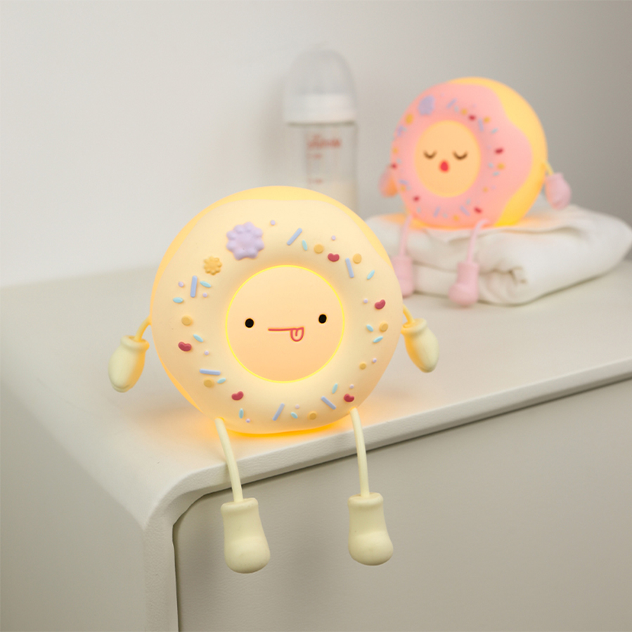 Donut Led Night Light Cartoon  - đánh giá và giá Baby Nursery Table Lamp