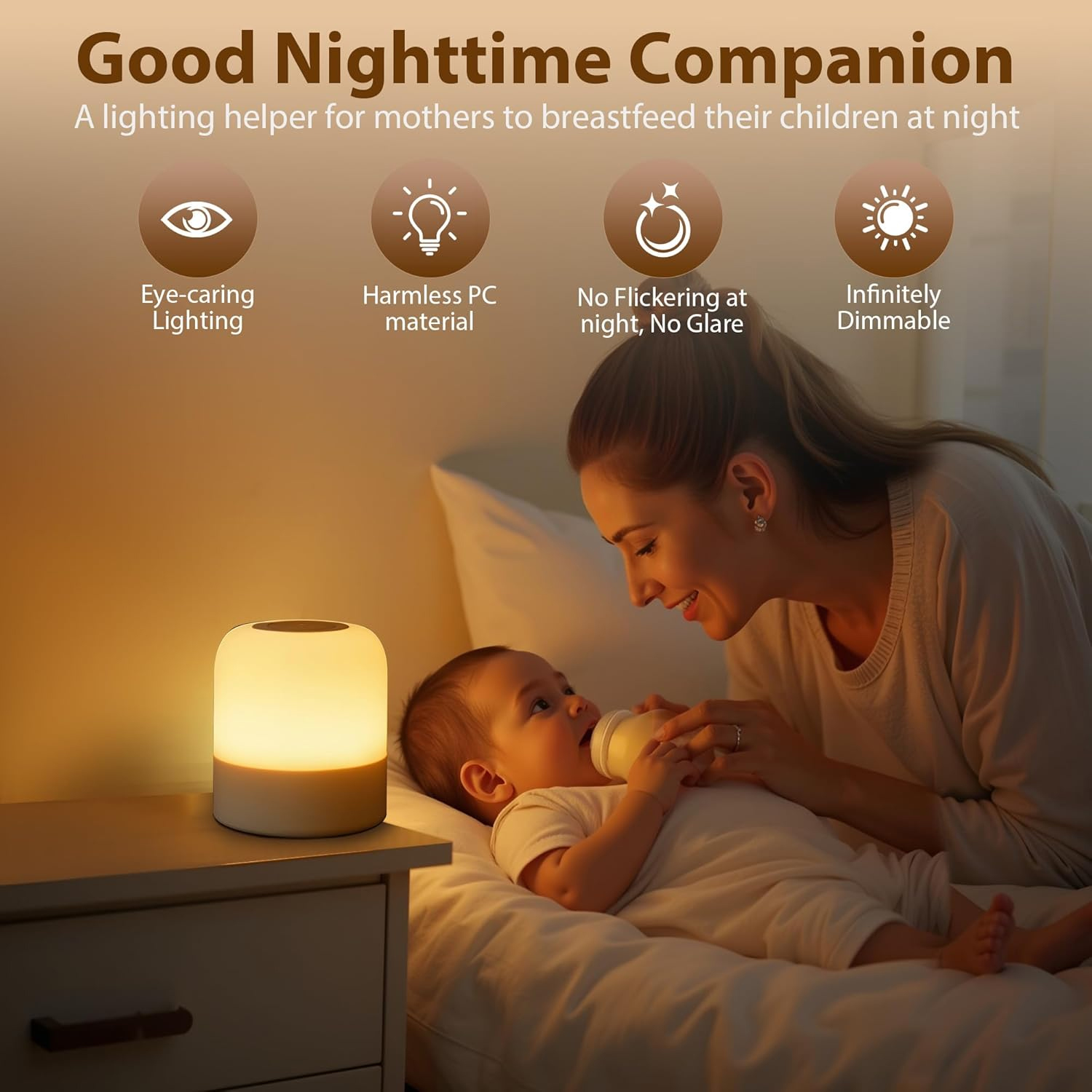 1pcPortable Baby Night Light,3 - đánh giá và giá Baby Nursery Table Lamp