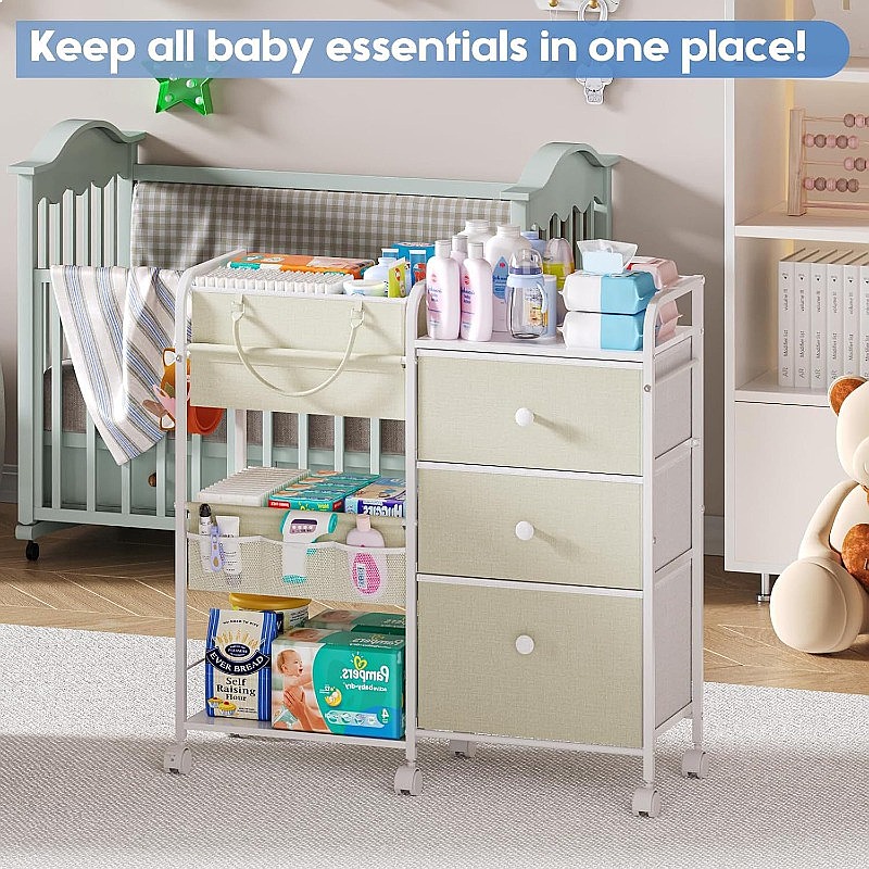 Large Capacity Baby Diaper Org - đánh giá và giá Baby Nursery Drawers