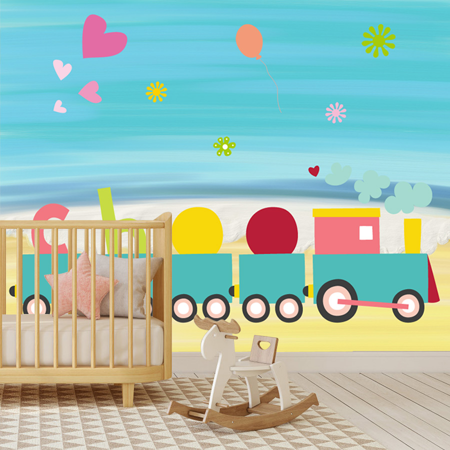 Custom Easy to Apply Peel and  - đánh giá và giá Baby Nursery Peel And Stick Wallpaper