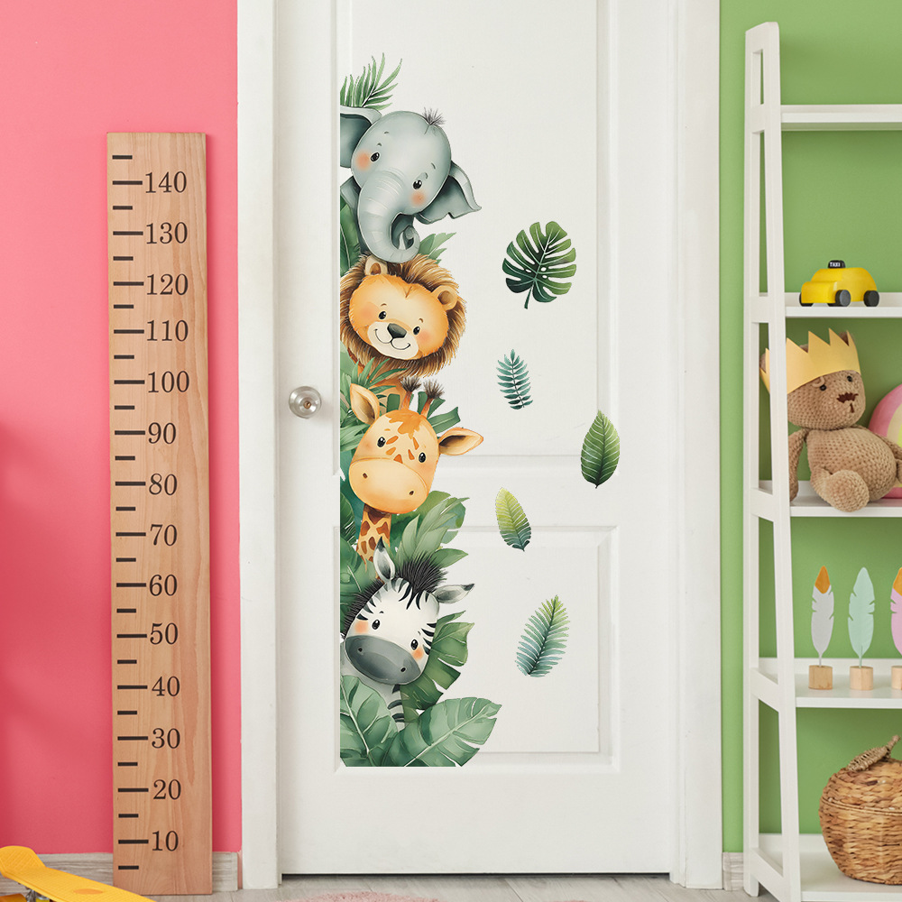 Jungle Animal Elephant Giraffe - đánh giá và giá Baby Nursery Jungle Wallpaper