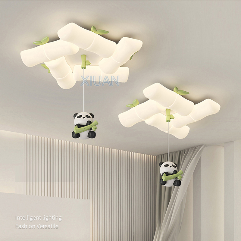 New Chinese Panda Ceiling Lamp - đánh giá và giá Baby Nursery Light Fixture
