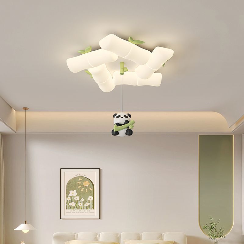 New Chinese Panda Ceiling Lamp - đánh giá và giá Baby Nursery Light Fixture