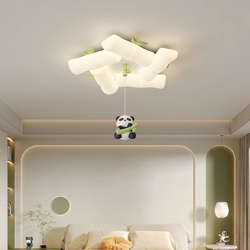 New Chinese Panda Ceiling Lamp - đánh giá và giá Baby Nursery Light Fixture