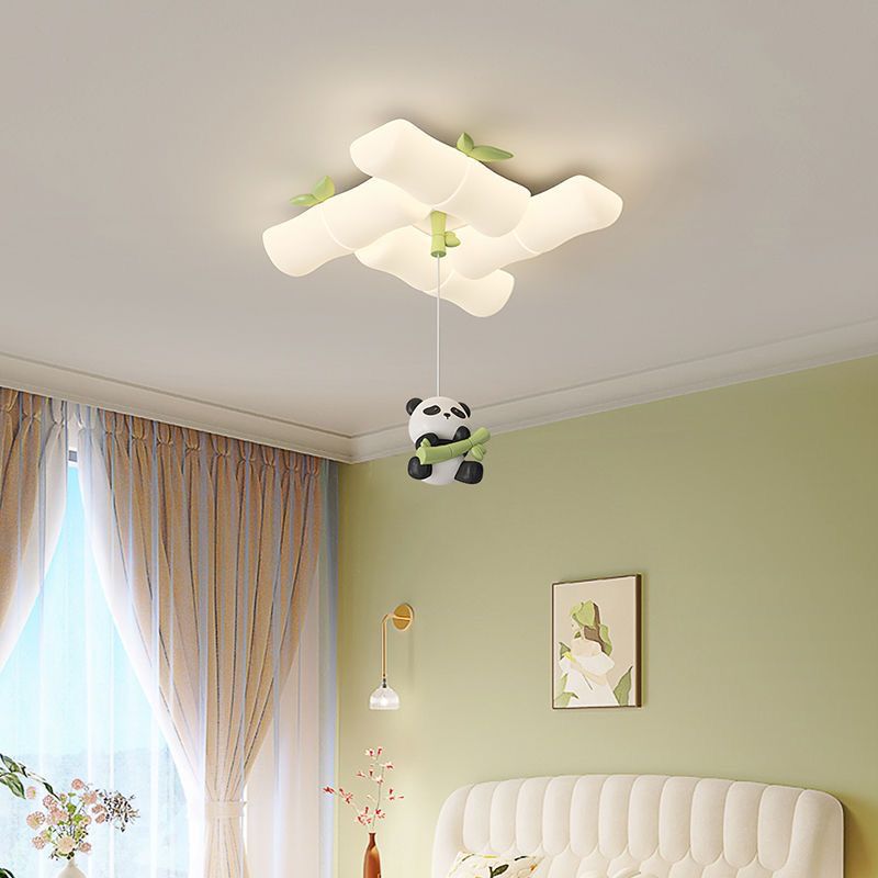 New Chinese Panda Ceiling Lamp - đánh giá và giá Baby Nursery Light Fixture