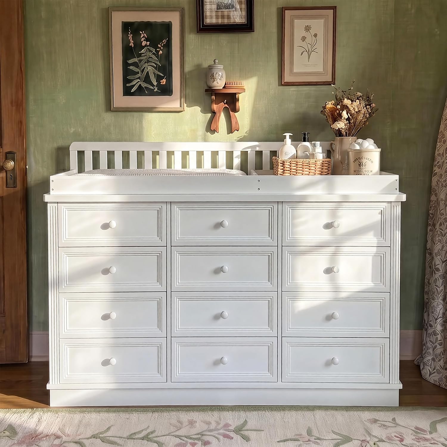Baby Changing Table Dresser, 1 - đánh giá và giá Baby Nursery Drawers