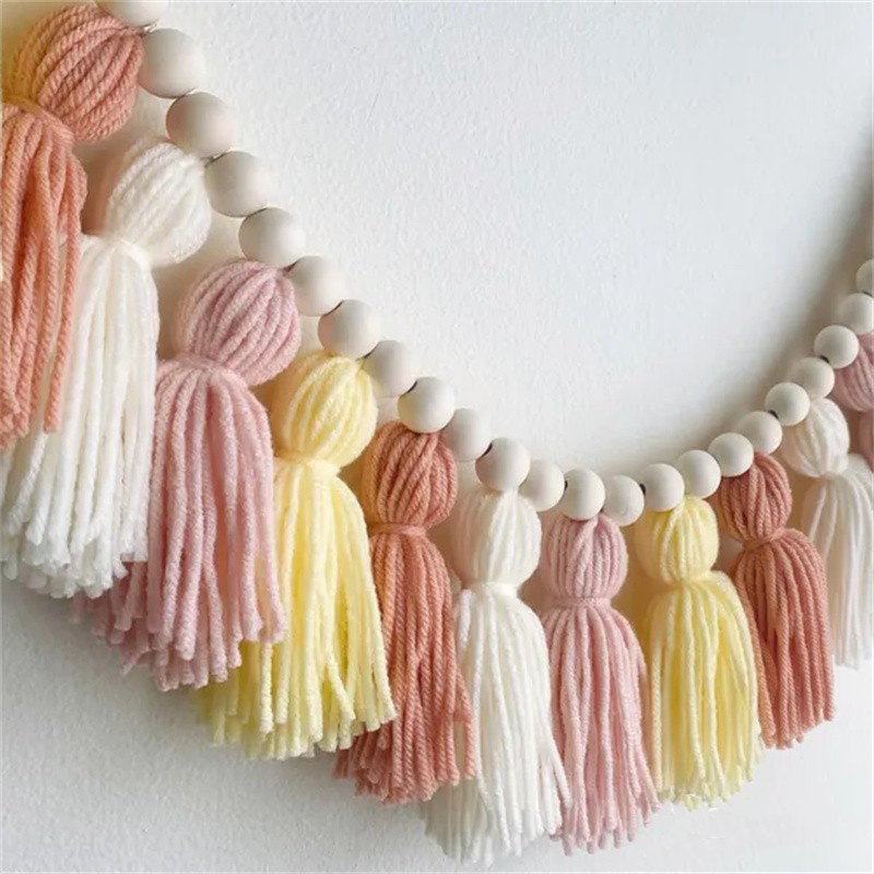 Yellow Boho Tassel Garlands Wa - đánh giá và giá Baby Nursery Yellow