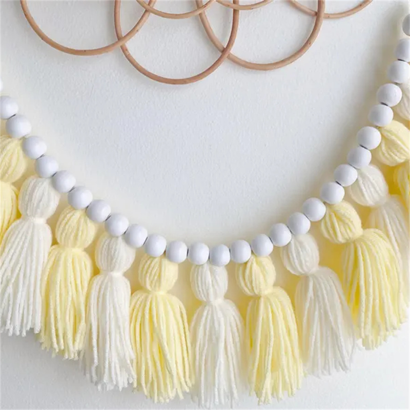 Yellow Boho Tassel Garlands Wa - đánh giá và giá Baby Nursery Yellow