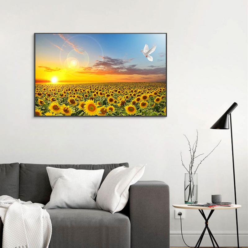 Sunflower Posters Hd Print Bed - đánh giá và giá Baby Nursery Mirror