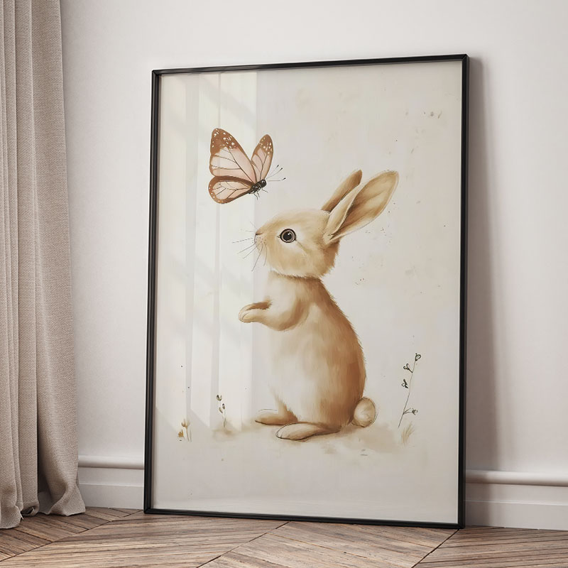 Bear Rabbit Fox Deer Squirrel  - đánh giá và giá Baby Nursery Pictures