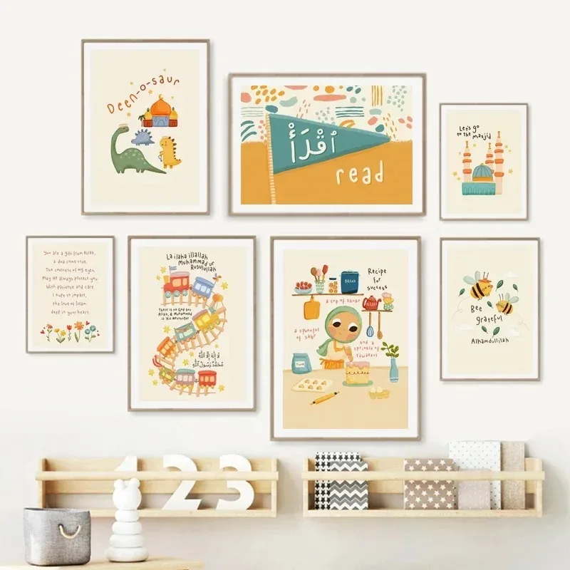 Modern Cartoon Islam Muslim Ar - đánh giá và giá Baby Nursery Modern