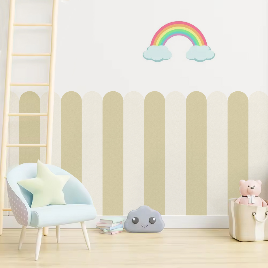 Multicolor Vertical Striped Ar - đánh giá và giá Baby Nursery Pictures