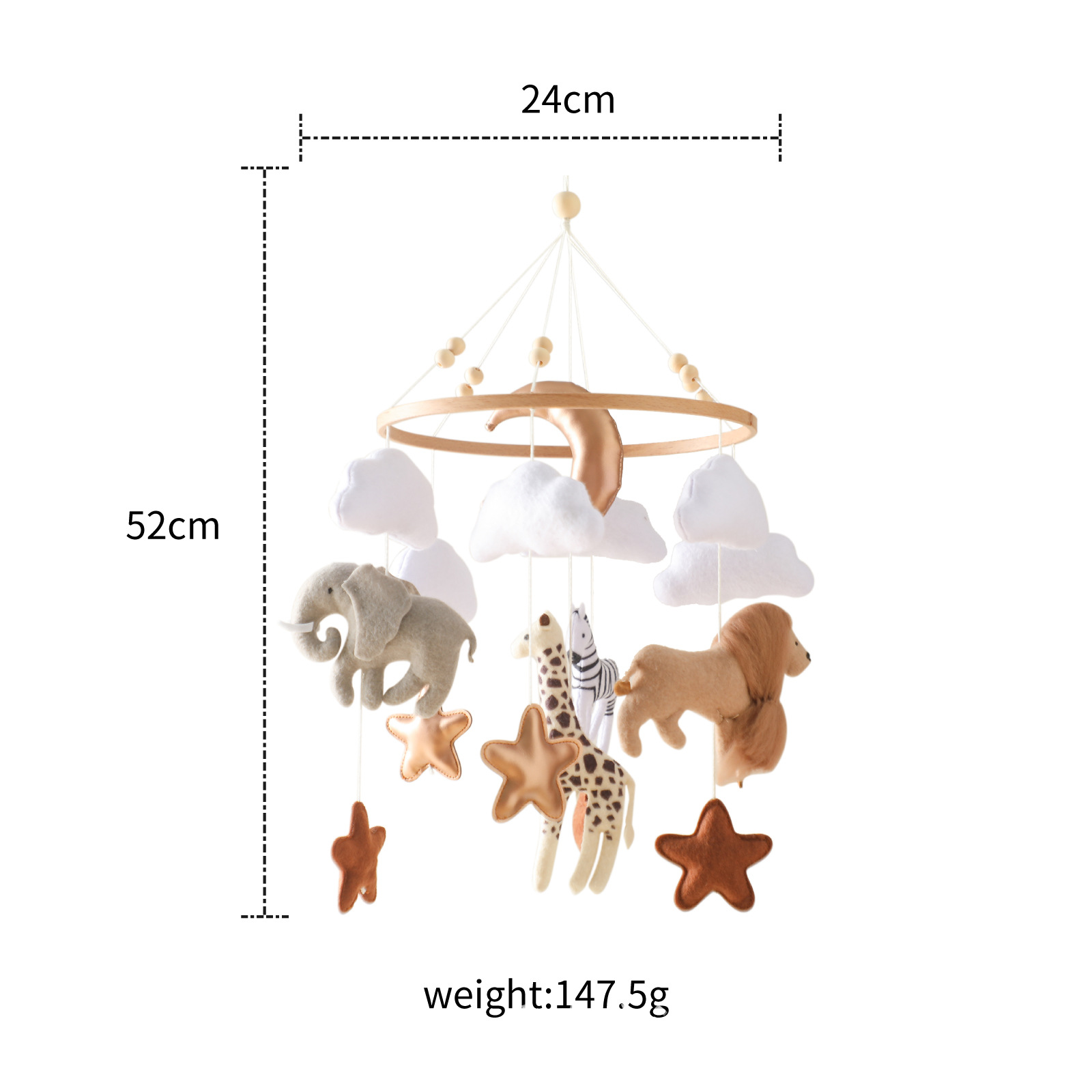 Hot Sale Nordic Handmade Felt  - đánh giá và giá Baby Nursery Modern