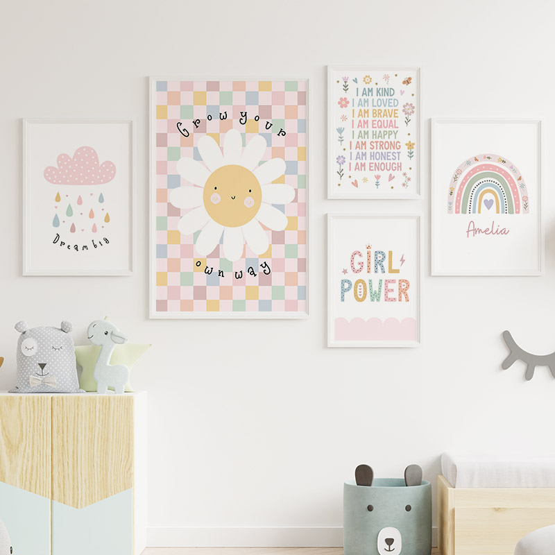 Sun Flower Rainbow Cloud Heart - đánh giá và giá Baby Nursery Modern