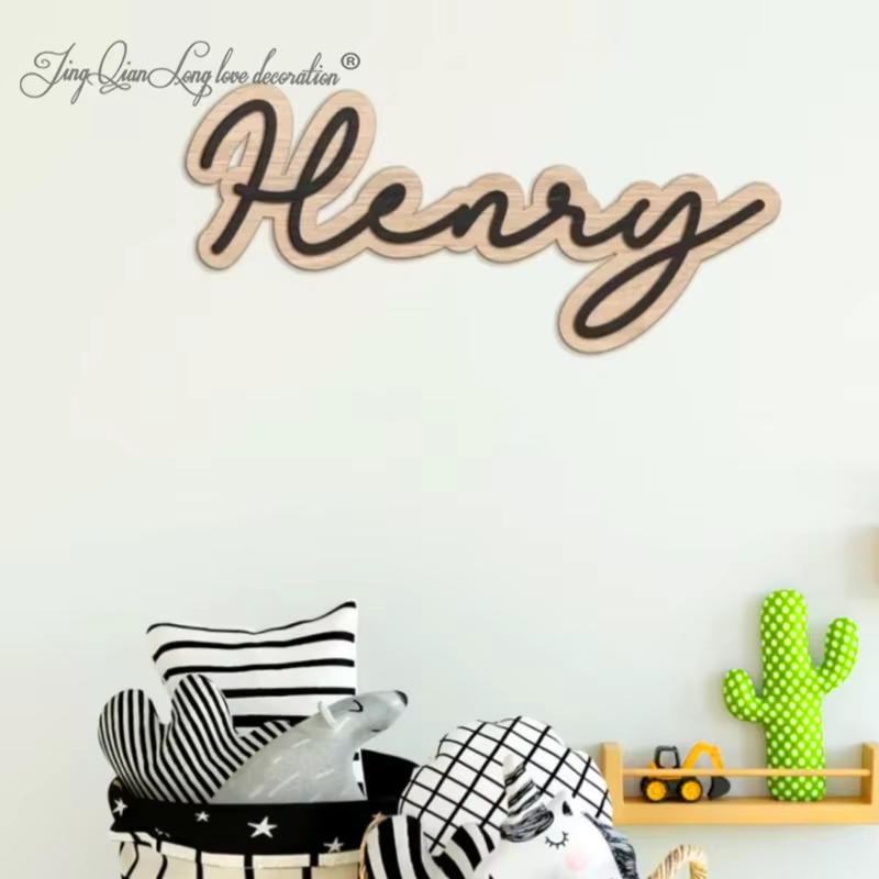 Custom Wooden Name Sign for Nu - đánh giá và giá Baby Nursery Modern